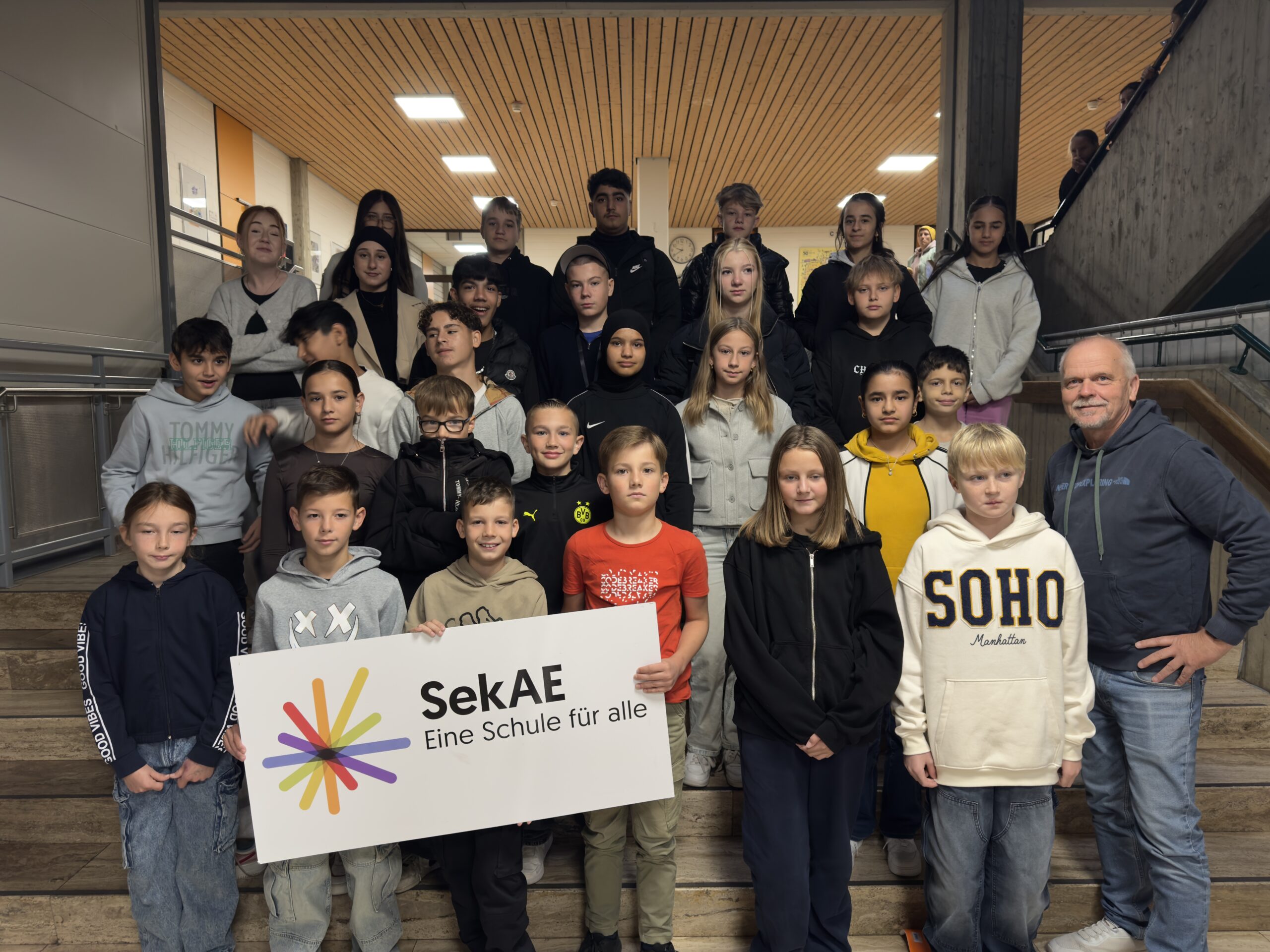 Gruppenfoto der Schülervertretung